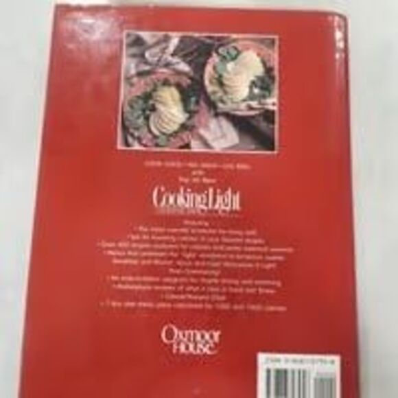 Vintage Cooking Light hardcover book cookbook first Printing 1989 - Picture 2 of 10
